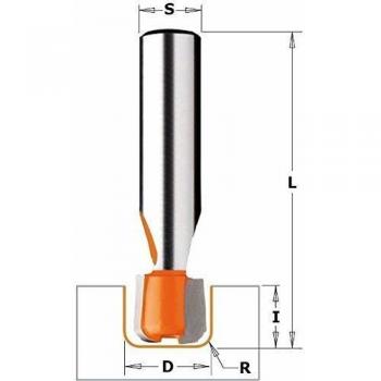 Fresa de corte redondeado HW S:12 D:15.87x12.7 R:3.17 CMT