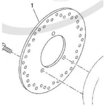 Evolis 400 2013 Rear Brake Disc – Yamaha 1SD-F582W-00