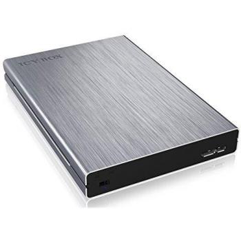 ICY BOX IB-241WP Carcasa de disco duro/SSD 2.5 pulgadas Antracita, Plata