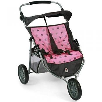 Poussette Jogger 3 Roues Poupées Jumelles – Modèle 2000-697, Palette 83