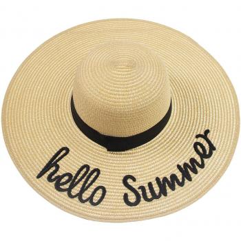 Foldable Wide Brim Sun Hat for Women