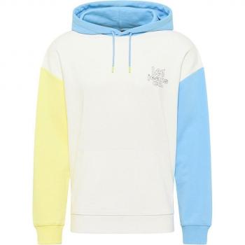 Felpa Ecru Lee Con Cappuccio Loose Color Block L
