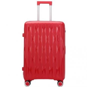 Infinity Leather Urlaubskoffer Rot – Robuste Hartschalen­Koffer