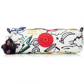 Kipling Freedom Pencil Pouch, 22 cm, 1 liter, Multicolor (Doodle Play Bl)