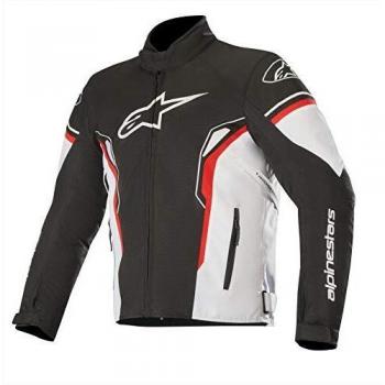 Alpinestars T‑SP 1 Abriebfeste Motorradjacke – schwarz, weiß, rot (M)