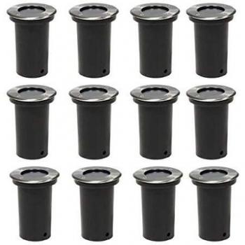 10x Bodeneinbaustrahler Edelstahl rund/quad wahlweise mit Leuchtmittel IP67 230V