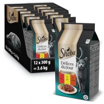 Délices Carnes Sheba: Pack 12 porciones húmedas de 50 g