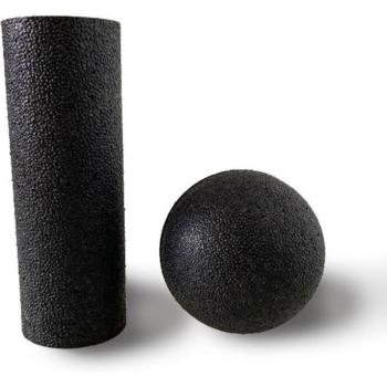 Foam Roller and Yoga Block Set for Deep Muscle Massage
