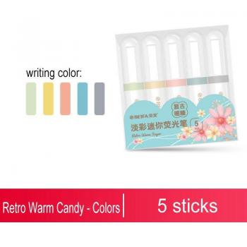 BEIFA 5/12pcs Mini Highlighter Stationery Set