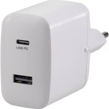 VOLTCRAFT USB Power Delivery Ladegerät mit 2 USB-Anschlüssen