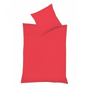 Fleuresse Bettwäsche »Provence« 200x200 cm, Halbleinen, rot