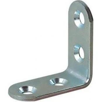 Staffa di fissaggio per sedia, 50x50x15 mm, 10 pezzi in acciaio galvanizzato