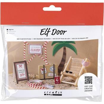 Mini DIY Kit Elf Door, On Trip, 1 pack