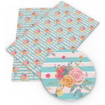 Tissu en cuir synthétique 20*34cm pour nœuds et patchwork
