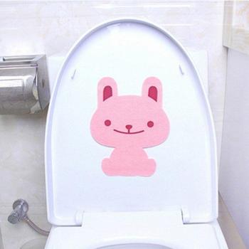 Thickened Felt Bathroom Decor Stickers