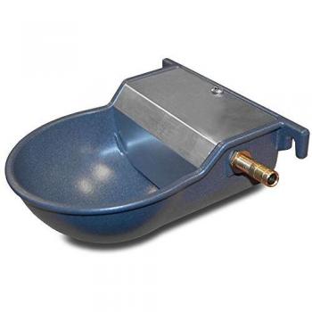 Bebedero Canino Mini Aluminio con Salida Lateral y Tapa Inox