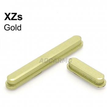Aocarmo Volume and Camera Switch Replacement for Sony Xperia XZ F8331 F8332 XZs G8231 G8232 Light Blue / Yellow