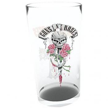 Vaso de Pinta Logo Guns and Roses