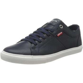 Levi's Baskets Hommes Woods, Bleu (Navy Blue 17), 41 EU