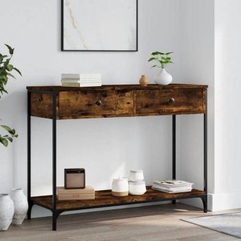 Consola Maison Exclusive Roble Ahumado 100×34,5×75 cm