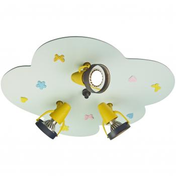 Baby Line Niermann 617 GU10 35W Triple Ceiling Spot (Blue)