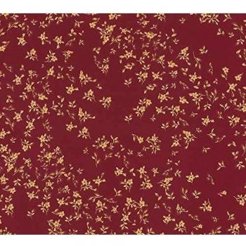 Papier Peint Intissé A.S. Creation 935857 Versace 4 Classique Floral Rouge Beige Marron Métallique