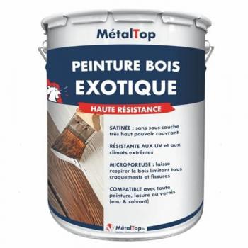 Peinture Métaltop Bois Exotique Bleu de Sécurité 5005 15L Satinée (Option 2)