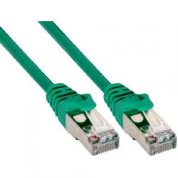 InLine Netzwerkkabel, SF/UTP, Cat.5e, 15m, grün