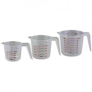 Juego de 3 jarras medidoras para cocina con precisas mediciones