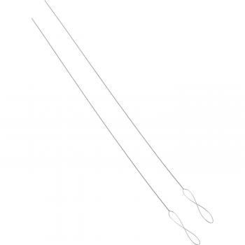 Agujas para Manualidades en Casa, Acero Inoxidable, Para Abalorios con Ojos Grandes, 0,15-0,7 mm, 2 Unidades