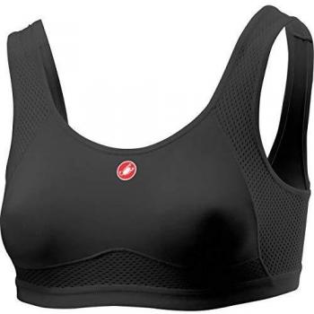 Women's Black Castelli Rosso Corsa Bra (XL)