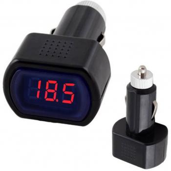 Voltímetro Digital de 12 a 24 V para Control de Batería del Coche