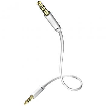 Cable de audio Inakustik 3m con conector Jack 3.5mm blanco