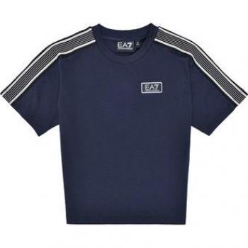 EA7 Emporio Armani 8 Years Navy Blue Short Sleeve Tee for Boys