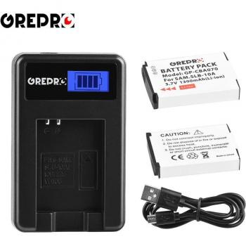 Batterie rechargeable SLB-10A pour Samsung EX2F, HZ15W, SL202, SL420, SL620, SL820, WB150F, WB250F, WB350F