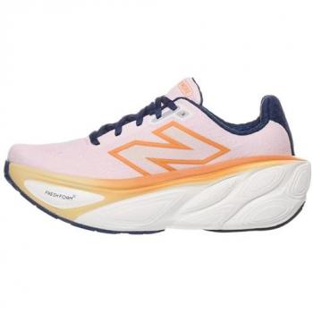 Women's New Balance Fresh Foam X More v5 Running Shoe in Pink/Brown/Beige (Size 7)