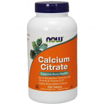 Vit-D2 and Mineral Enhanced Calcium by Now Foods, 250 Count