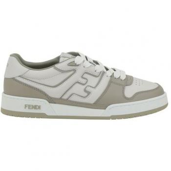 Fendi Men's Beige Olive Green Match US 11 Spring‑Summer 2025 Sneaker