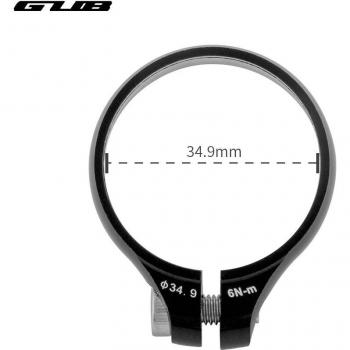 Pinces de tige de selle GUB en aluminium 31,8 mm/34,9 mm