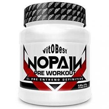 Vitobest No Pain Pre Workout, 375 Gr, Sabor Limón