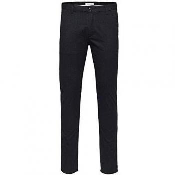 Pantalon Noir Selected Slhslim-Arval 48/L34
