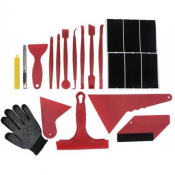 Precision Vehicle Wrap Accessories – 21‑Piece Squeegee & Scraper Pack