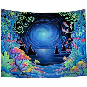 Tapisserie Décorative Psychédélique 95x73cm