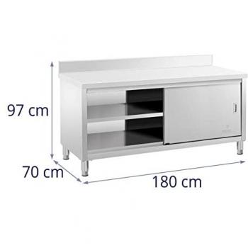 Tavolo armadiato inox
