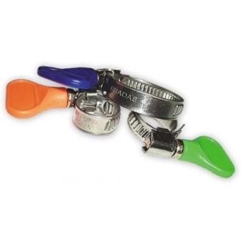 Fascette per Tubo 10 Pezzi Acciaio Inox 30-45 mm con Farfalla