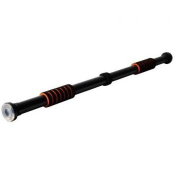 Compact Doorframe Pull‑Up – Matte Black Grips – 72‑105 cm