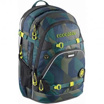 Coocazoo Schülerrucksack ScaleRale Polygon Blau-Grau