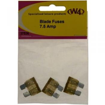 W4 7.5A Brown Blade Fuse Bundle (3)