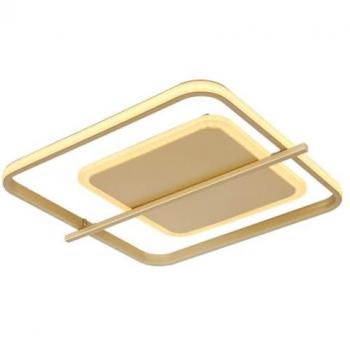 Globo REBALL Metall Deckenleuchte quadratisch gold