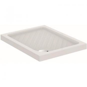 Ceramica Doccia 100x80 cm, Bianco Brillante – Larissa